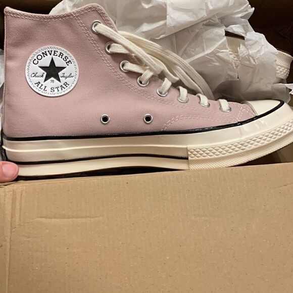 NEW Pink Converse Chuck 70 High Tops  Classic/Retro Mauve Sneaker W‎ 10 / M 8 - Picture 6 of 9
